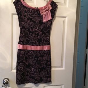 Lovely Satin-trimmed Dress